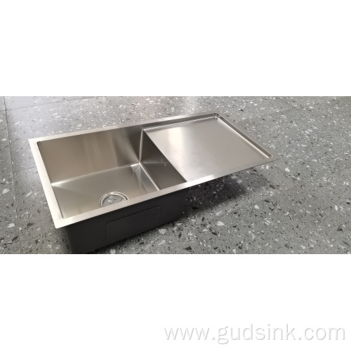 Stainless Steel Kitchen Sink Single Bowl workstation